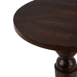 Side table 40 x 40 x 90 cm Brown Mango wood-6