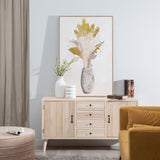 Sideboard MARIE Natural Wood 140 x 40 x 76 cm DMF