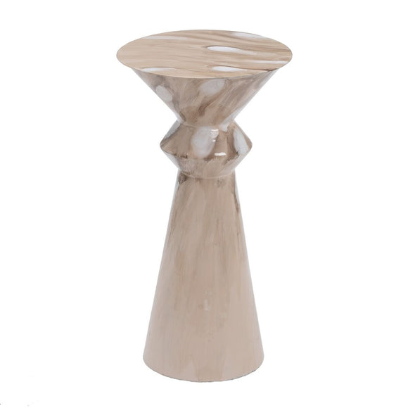 Side table Beige Iron 34 x 34 x 64,5 cm-0