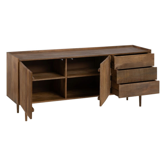 Sideboard 174 x 45 x 75 cm Natural Mango wood-0