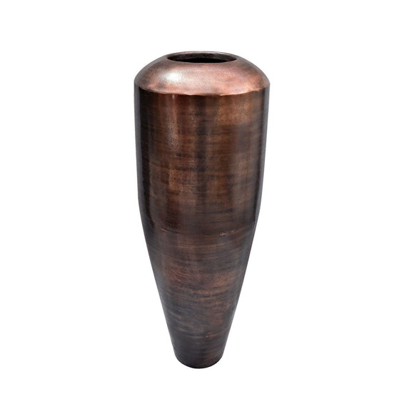 Vase 37 x 37 x 99 cm Copper Aluminium