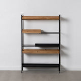 Shelves Brown Black Wood Iron 85 x 26 x 130 cm-8