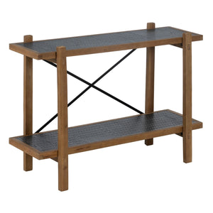 Shelves OSLO Black Natural Iron 107 x 40 x 80 cm-0