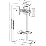 TV Mount Neomounts PLASMA-M1700ES 55" 50 kg 35 kg-1