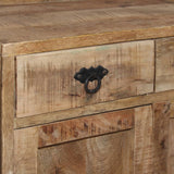vidaXL Sideboard with Shelves Solid Reclaimed Wood Furniture Brown/Dark Brown