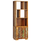 vidaXL Bookshelf Bookcase Storage Cabinet Solid Mango Wood/Reclaimed Wood