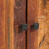 vidaXL Тумба з твердої переробленої деревини 55,1 x 13,7 x 29,9 дюймів