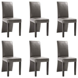 vidaXL 2/4/6x Dining Chairs Faux Leather Kitchen Dinner Seating Multi Colors