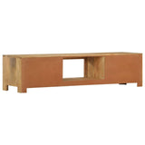 vidaXL TV Cabinet 55.1"x11.8"x12.6" Solid Mango Wood