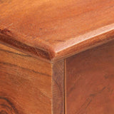 vidaXL Sideboard 53.1"x13.8"x29.5" Solid Acacia Wood