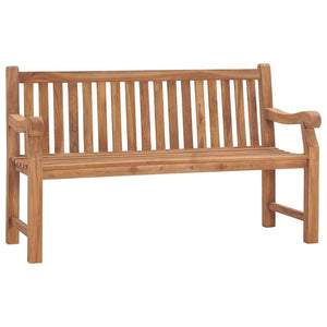 vidaXL Solid Teak Wood Patio Bench Gaeden Wooden Lounge Seating Multi Sizes