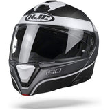 Helmet HJC i90 Black/White (Size 57-58)-0