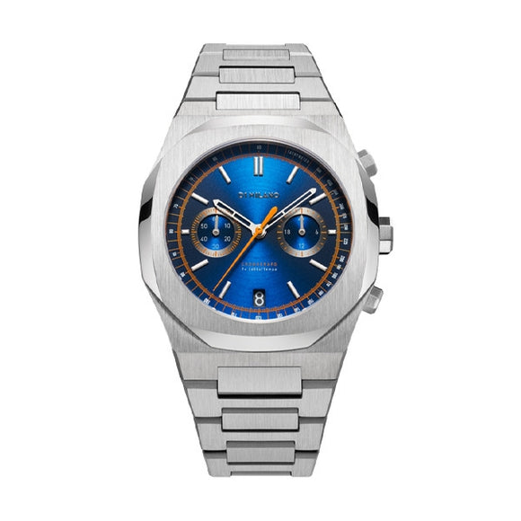 D1 MILANO Mod. CHRONOGRAPH ROYAL BLUE - RE-STYLE EDITION-0