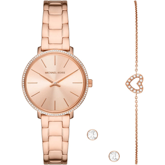 MICHAEL KORS Mod. PYPER Special Pack (watch-bracelet-earrings)-0