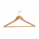 Set of Clothes Hangers Brown Wood (124 Units)-2