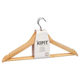 Set of Clothes Hangers Brown Wood (124 Units)-3