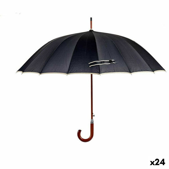 Umbrella Black Metal Cloth 110 x 110 x 95cm (24 Units)-0