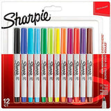 Set of Felt Tip Pens Sharpie Multicolour 12 Pieces 0,5 mm (12 Units)-1